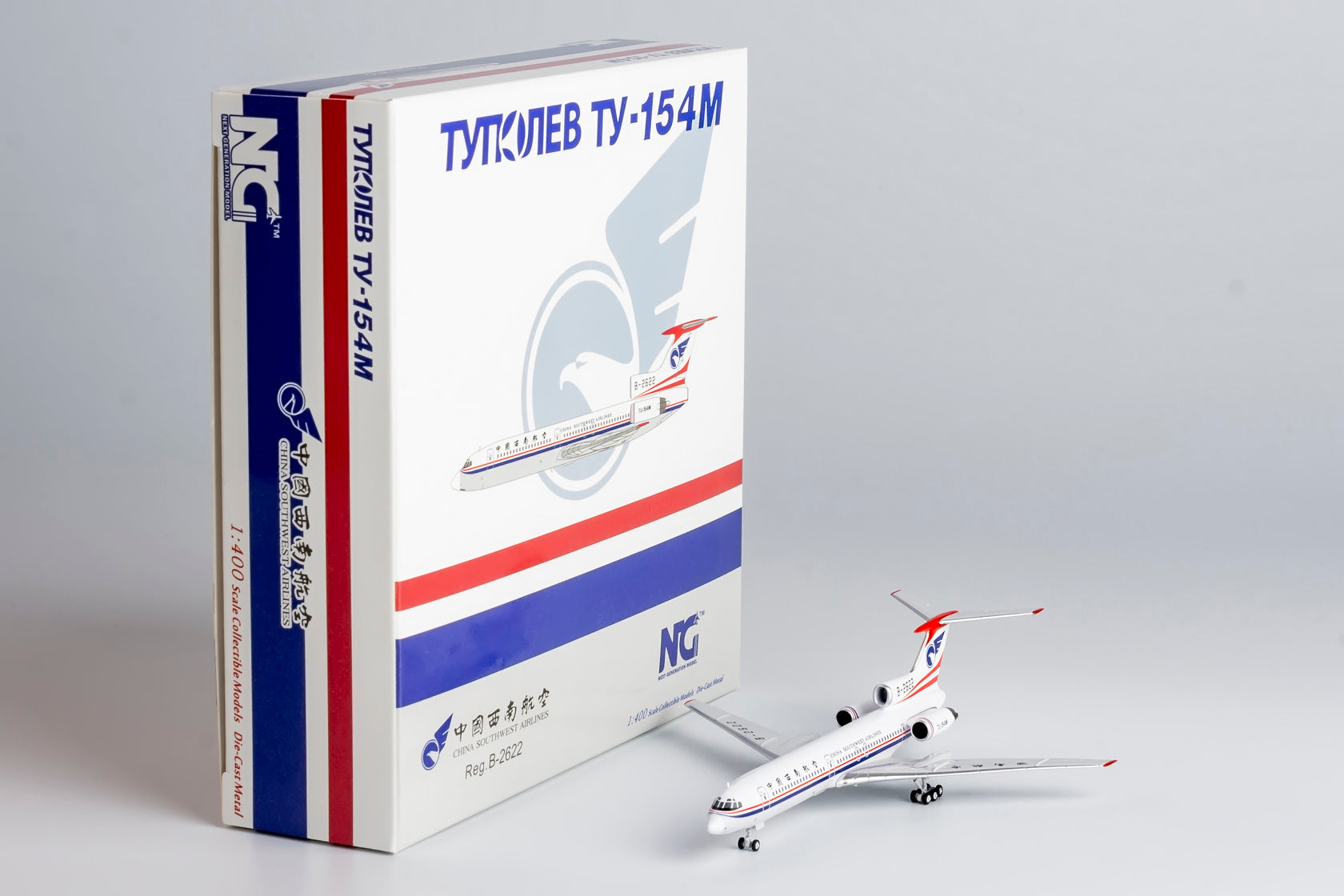 1/400 China Southwest Airlines Tu-154M B-2622 NG54021 - cover